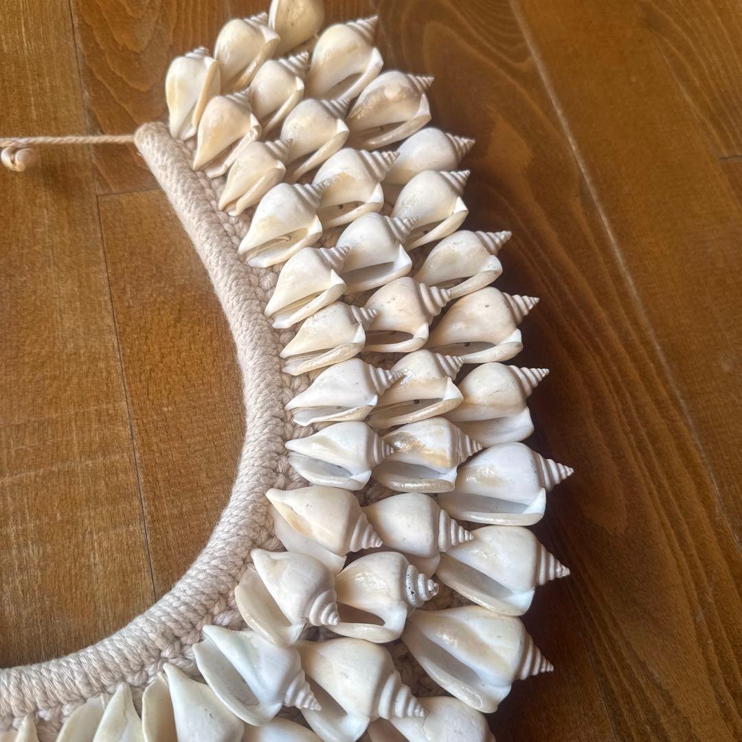 天然シェル 貝殻 デコレーション 壁掛け インテリア ボヘミアン 2個まとめて割