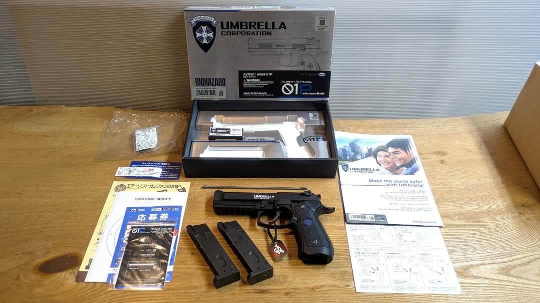 最終価格　東京マルイ アルバート.W.モデル 01P バイオハザード 動作OK