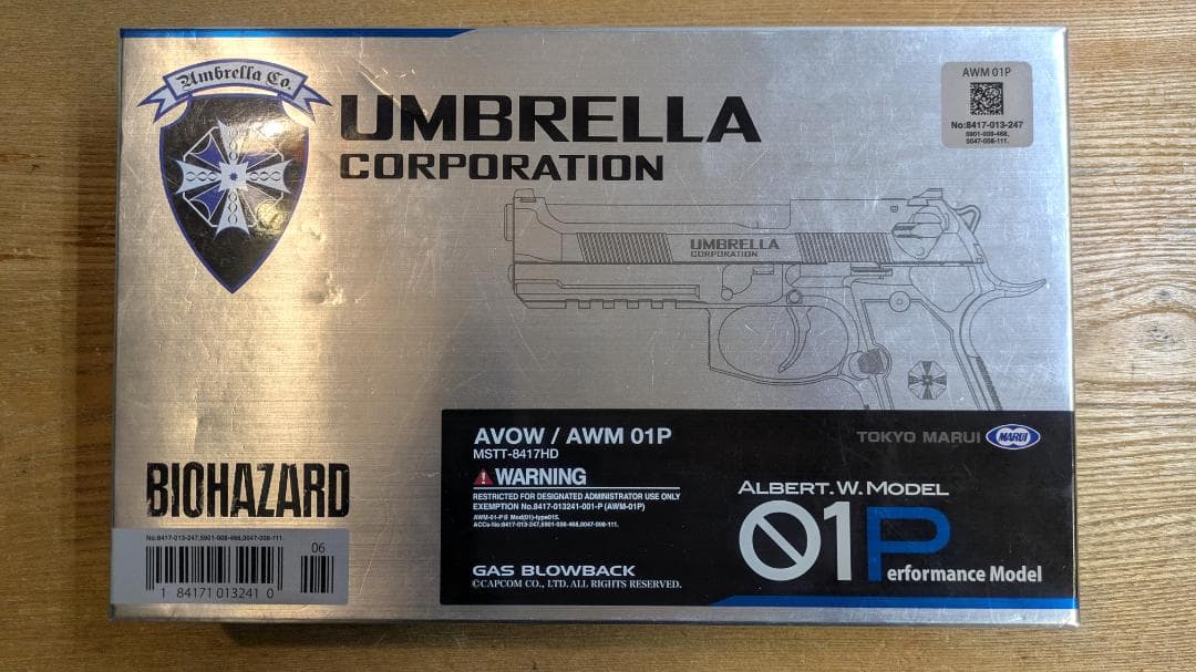 最終価格　東京マルイ アルバート.W.モデル 01P バイオハザード 動作OK