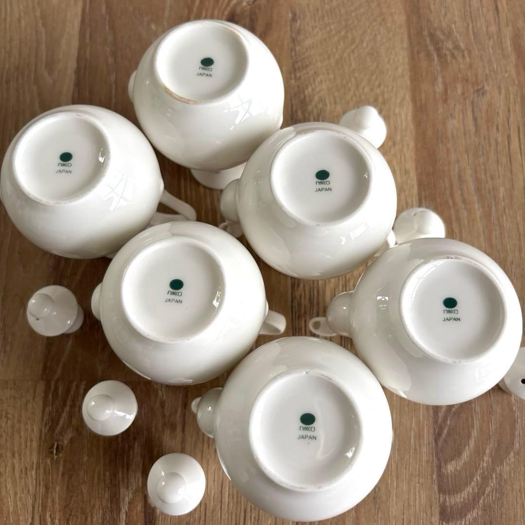 ✨希少✨6点 ニッコー JAPAN 醤油差し お酢入 酢差し 醤油入れ 中華