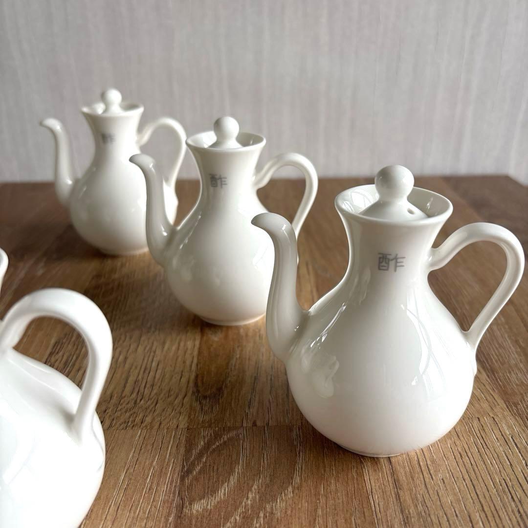 ✨希少✨6点 ニッコー JAPAN 醤油差し お酢入 酢差し 醤油入れ 中華