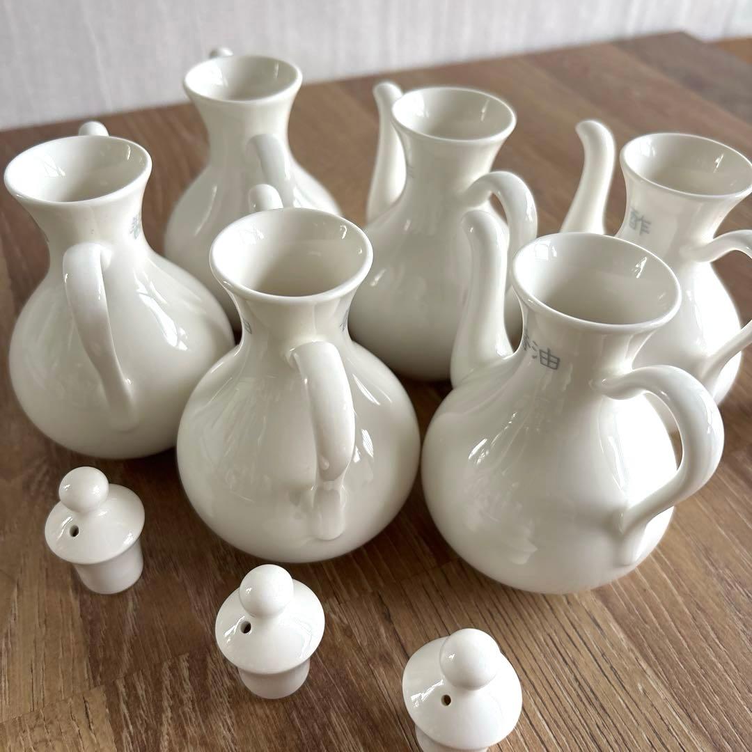 ✨希少✨6点 ニッコー JAPAN 醤油差し お酢入 酢差し 醤油入れ 中華