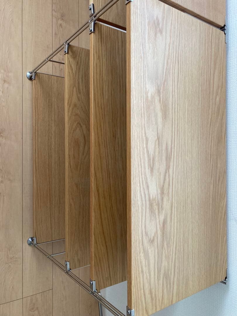 無印良品 ステンレスユニットシェルフ オーク棚セット