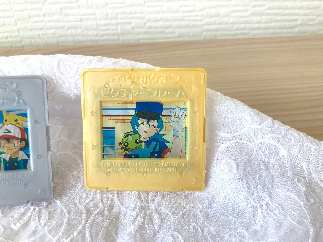 Meiji ポケモン ピクチャーフレーム 3点 #ピカチュウ、サトシ、ジュンサー