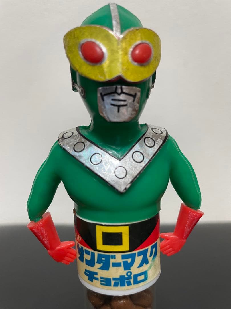 レア！　カバヤ ★ サンダーマスク　チョコボロの空容器