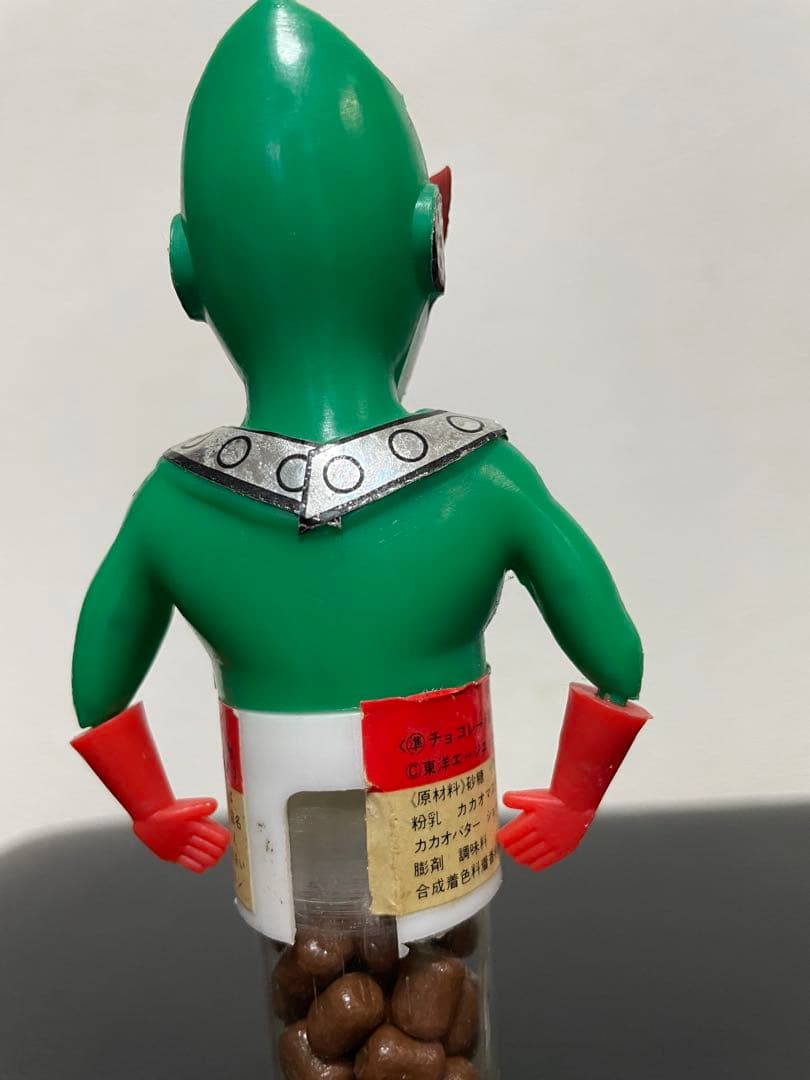 レア！　カバヤ ★ サンダーマスク　チョコボロの空容器