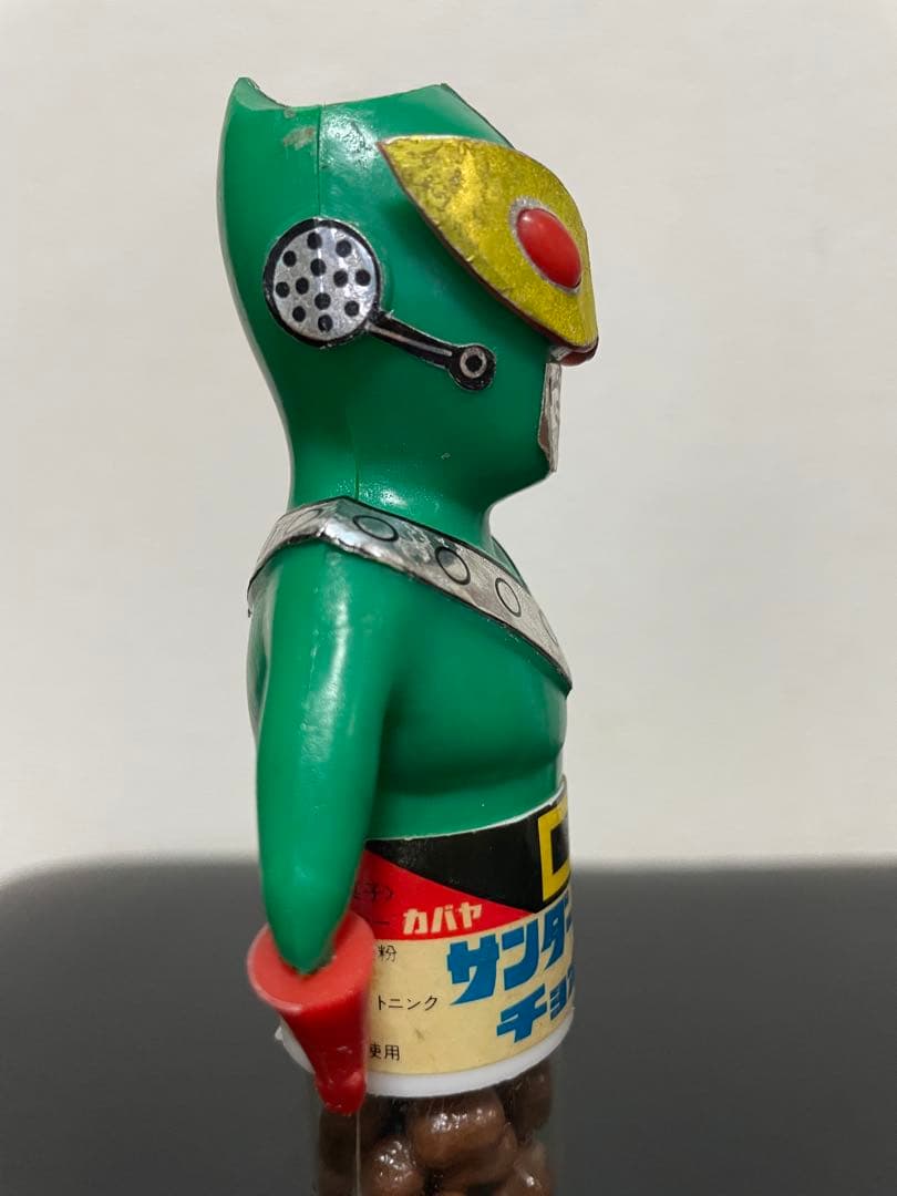 レア！　カバヤ ★ サンダーマスク　チョコボロの空容器