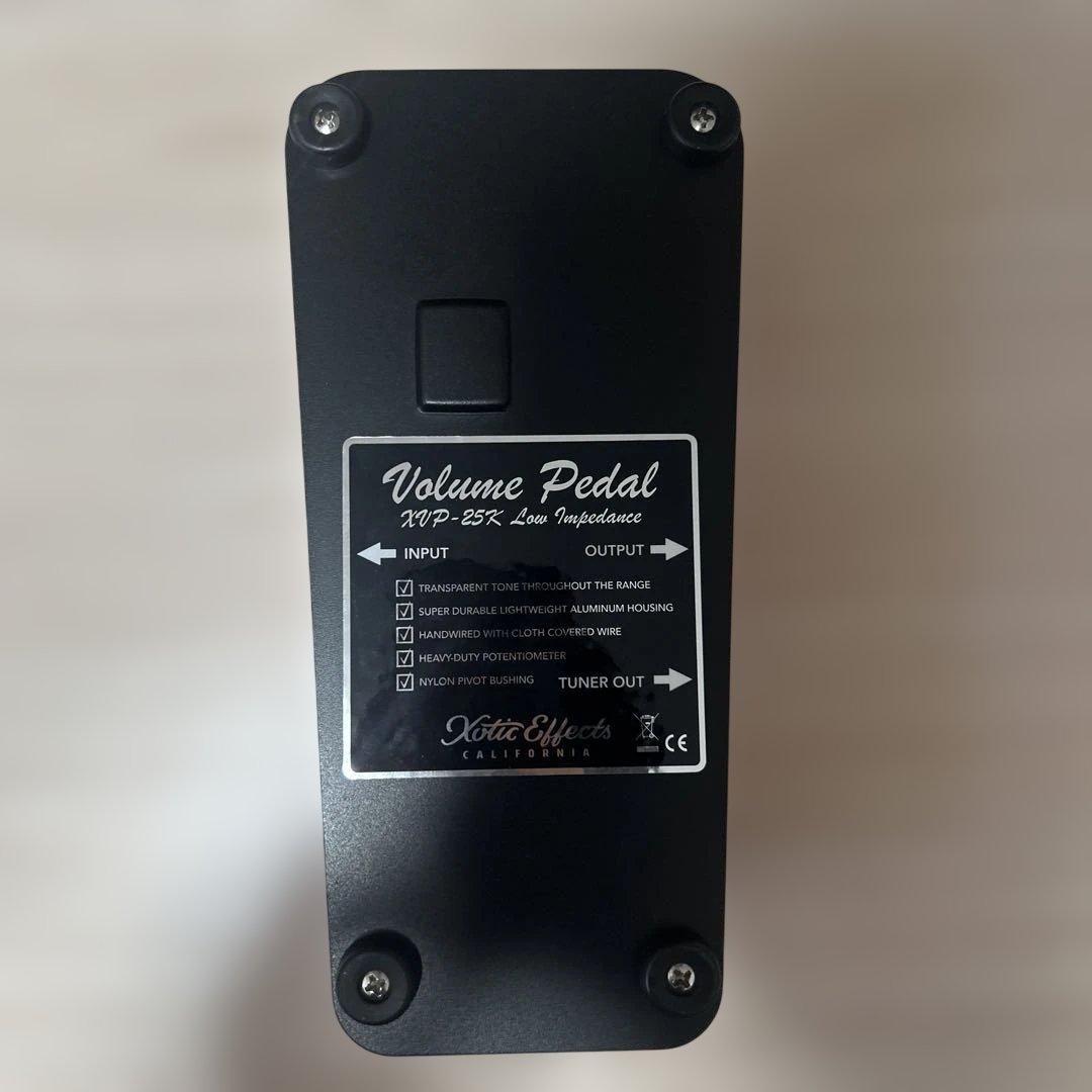 Xotic XVP-25K ボリュームペダル　ローインピーダンス