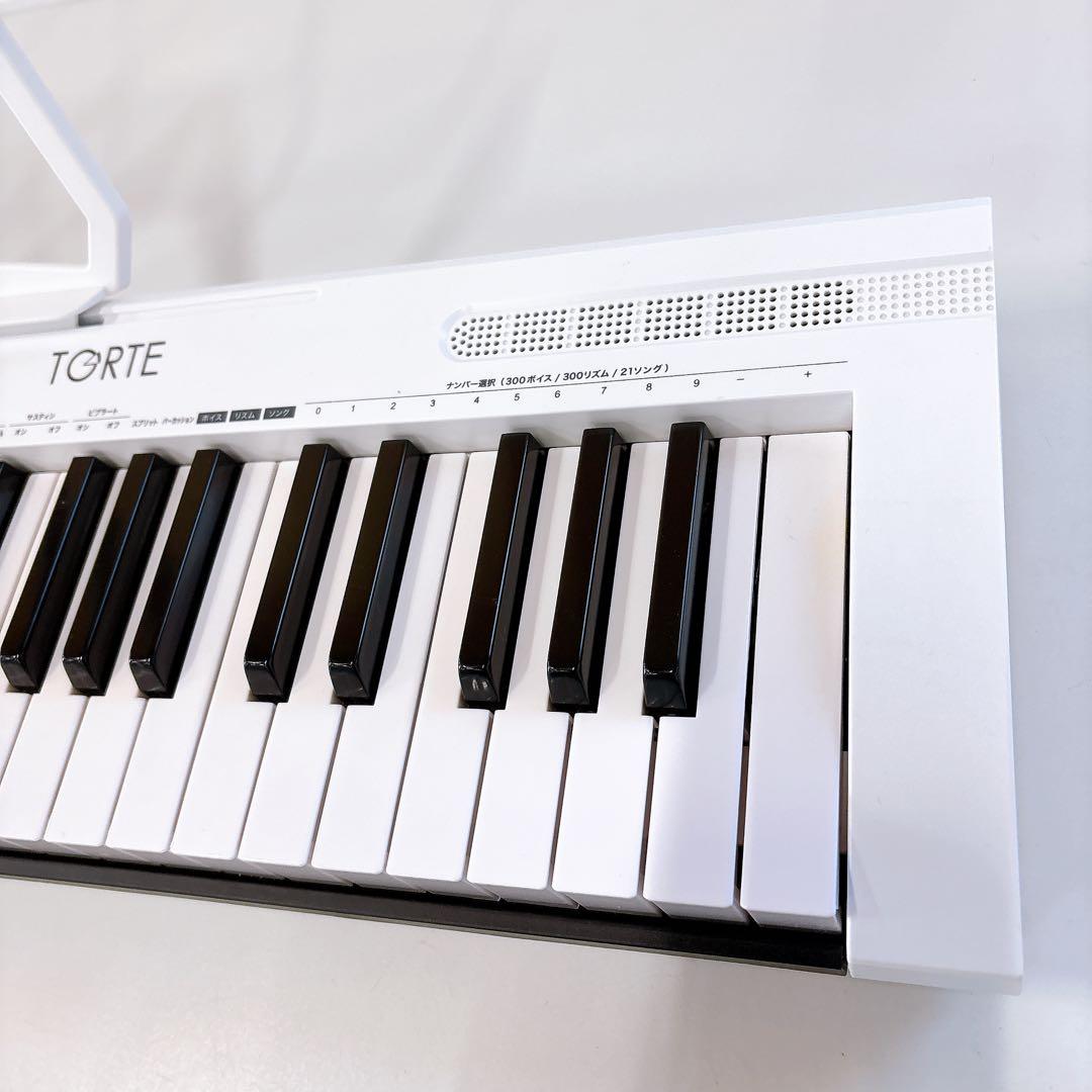 スリムキーボード 電子ピアノ 61鍵盤 TORTE TSDK-61新品マイク付き