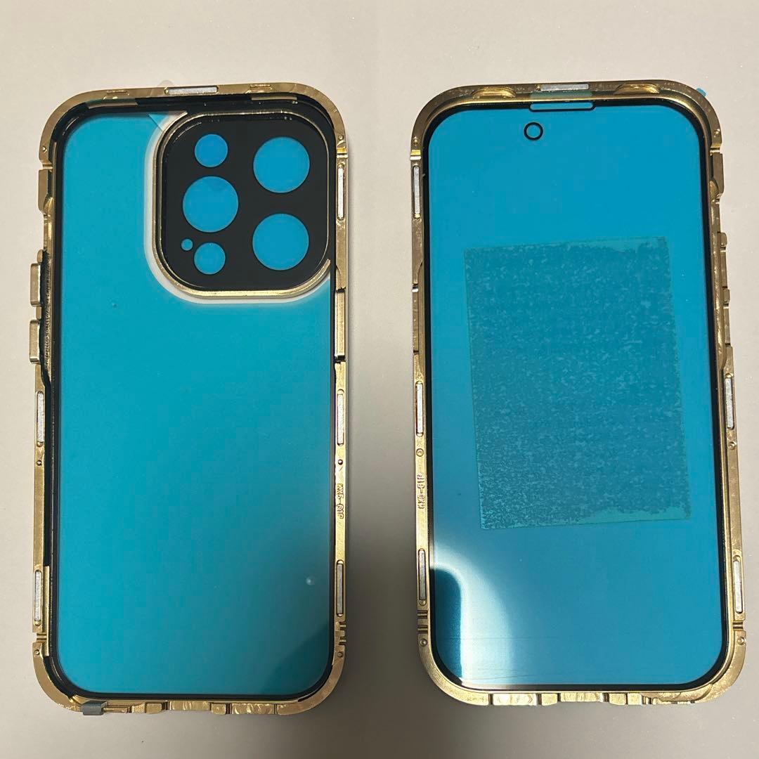 覗き見防止 iPhone 15/15 Proケースロック機能付き+マグネット式