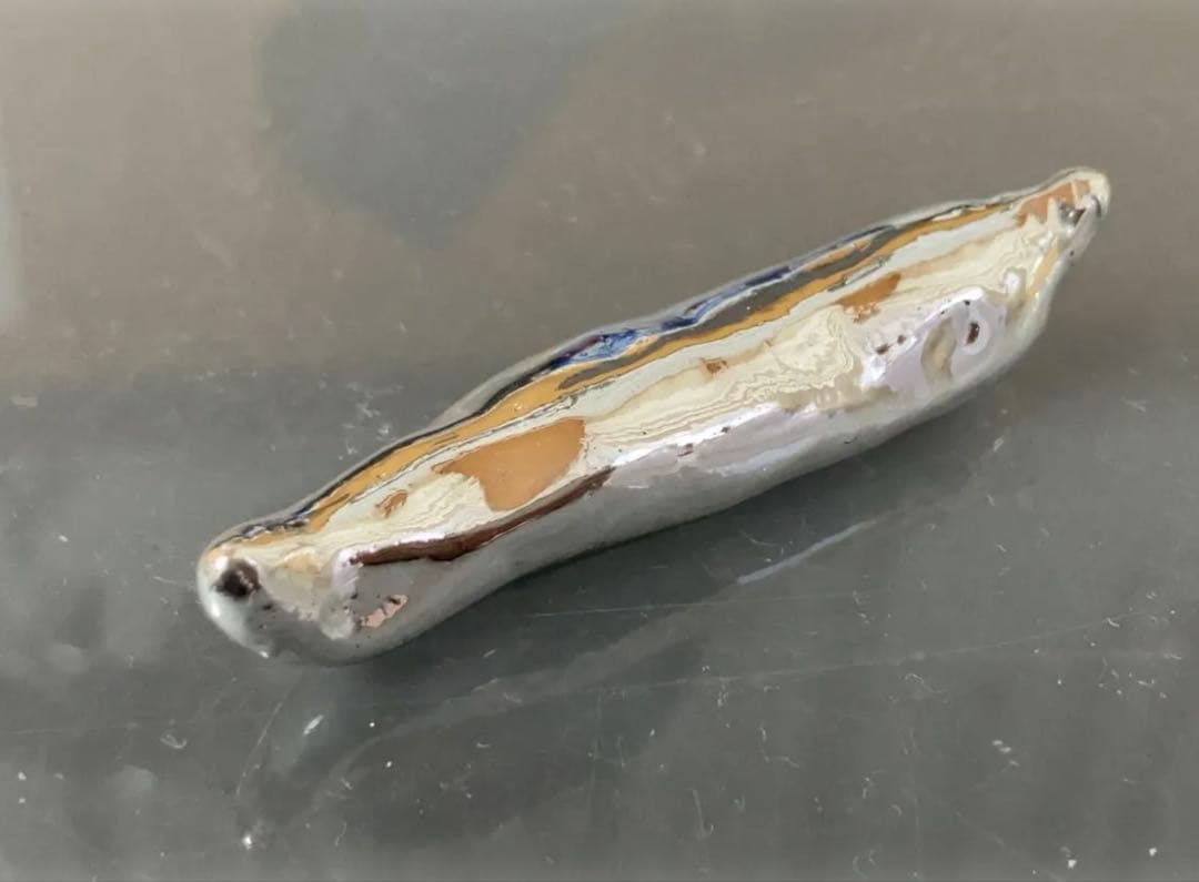 【新品未使用】プチ贅沢な「とうがらし箸置き」純銀 Model No.③