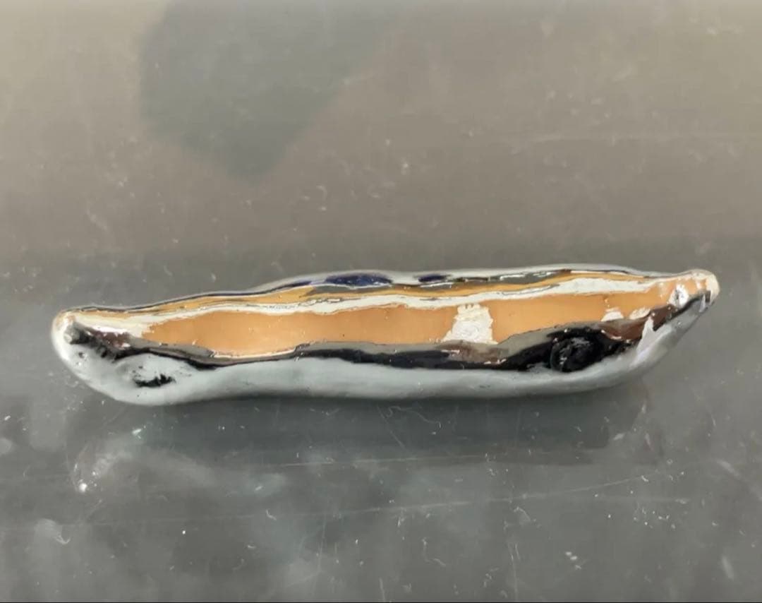 【新品未使用】プチ贅沢な「とうがらし箸置き」純銀 Model No.③