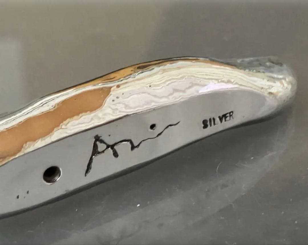 【新品未使用】プチ贅沢な「とうがらし箸置き」純銀 Model No.③