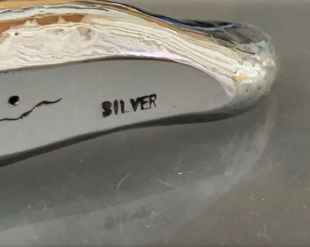 【新品未使用】プチ贅沢な「とうがらし箸置き」純銀 Model No.③