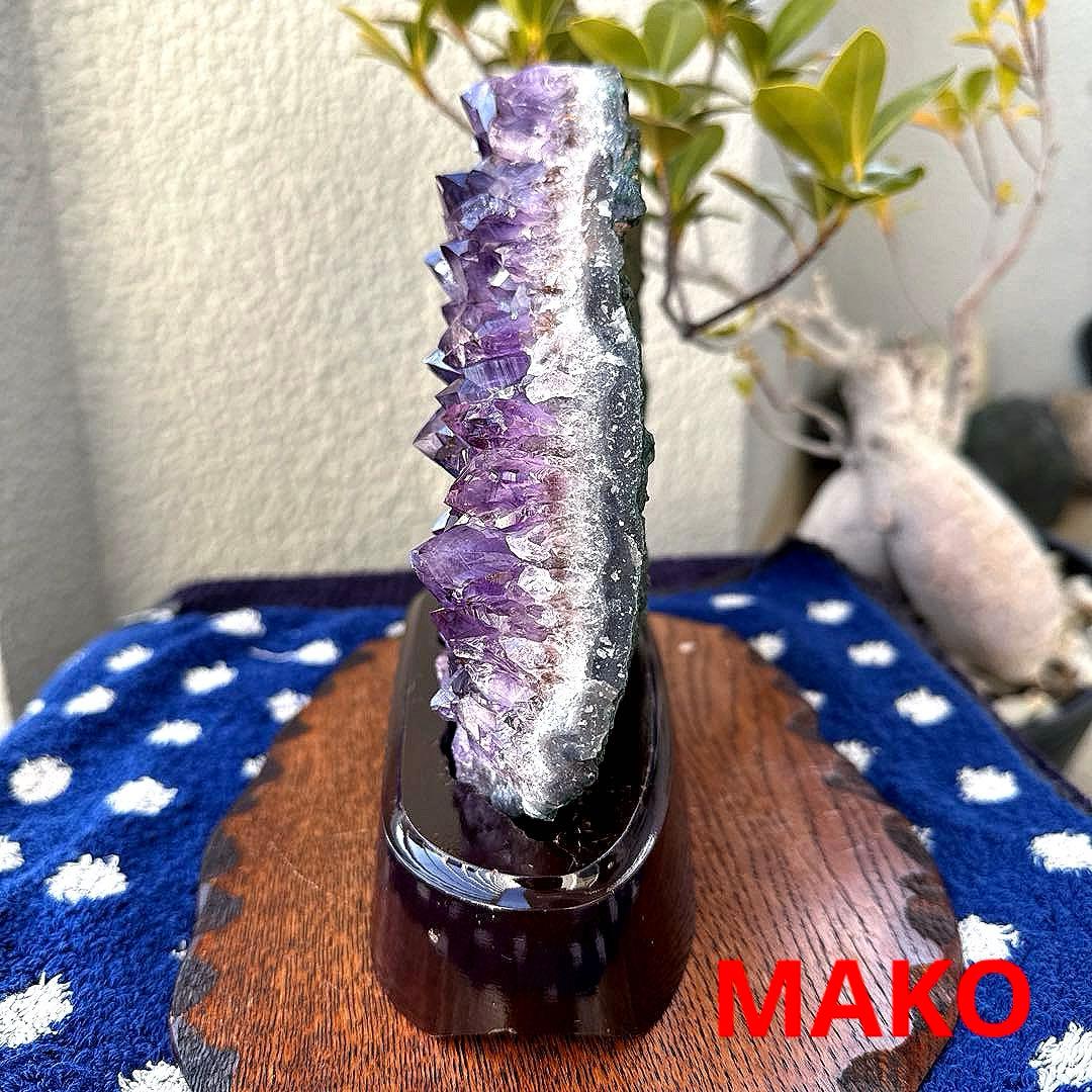 M1888☆アメジストクラスター2.2Kg☆ブラジル産☆天然石☆N60107