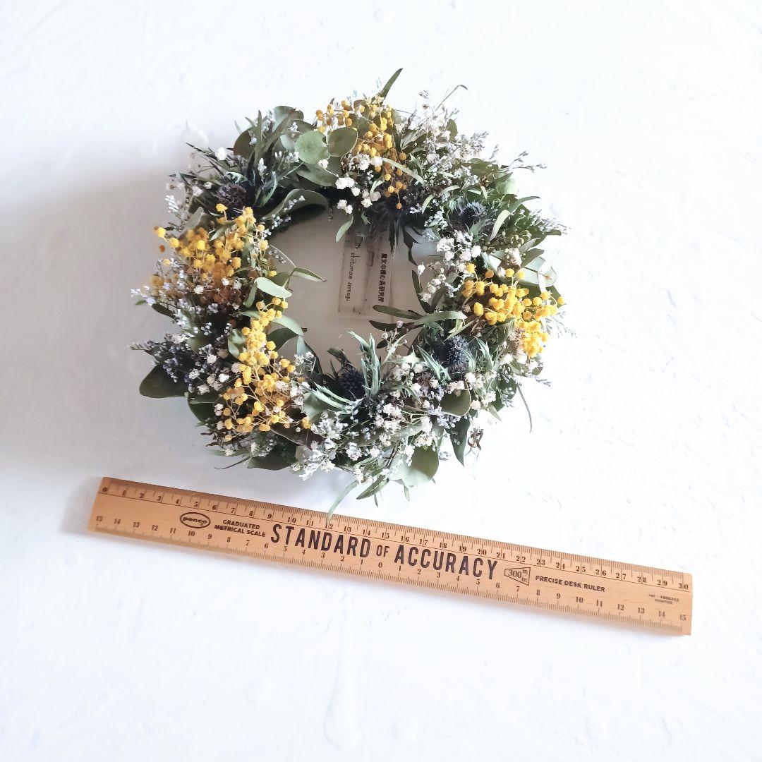 【魔女の棲む森 ～裏庭～】ドライフラワー リース春