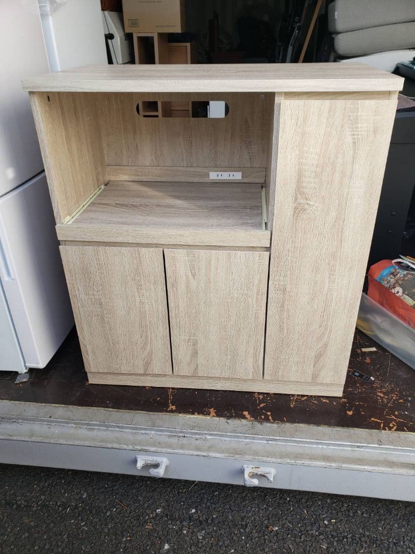 地域限定販売　北欧風　LOWYA　お洒落なレンジボード＆テレビボード