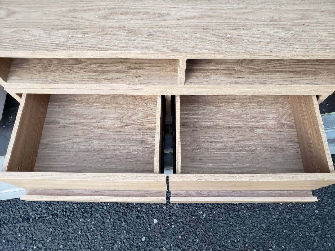 地域限定販売　北欧風　LOWYA　お洒落なレンジボード＆テレビボード