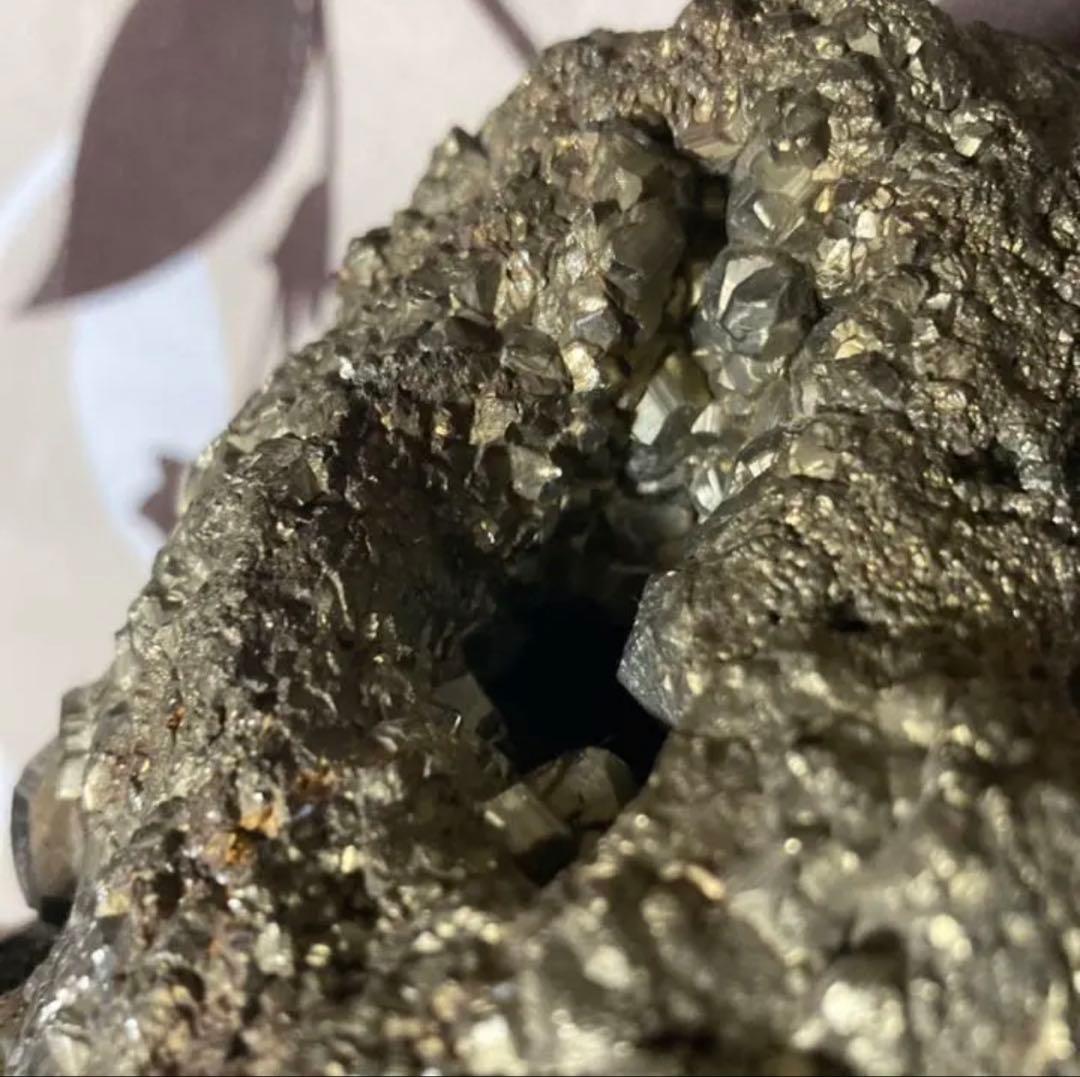 パイライト　黄鉄鉱　原石　外国産　鉱物　金運　パワーストーン　オブジェ