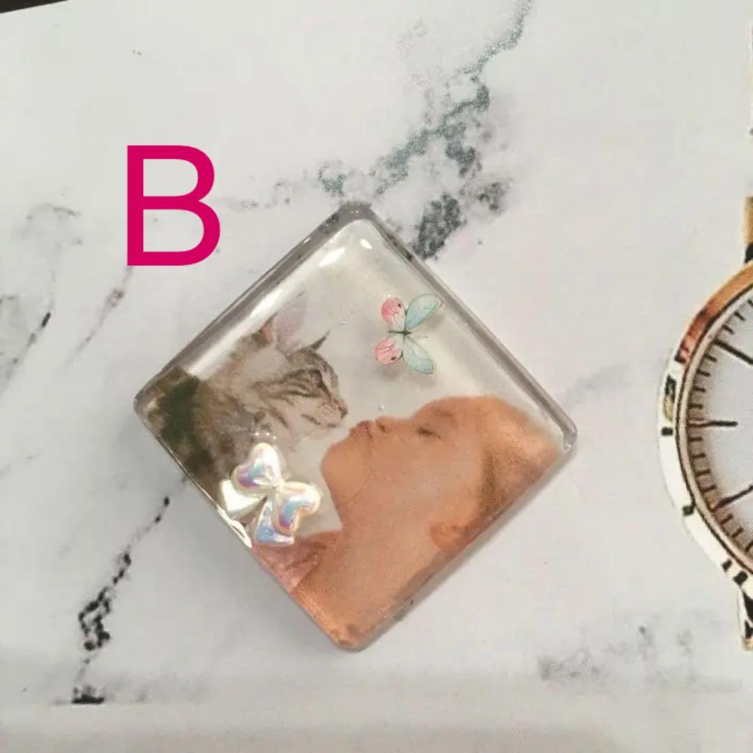 レジンヘアゴム♡1点物女の子と猫ちゃん・再販不可