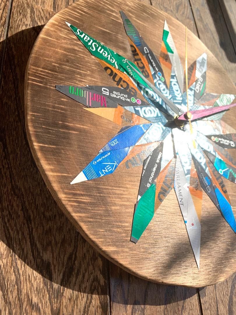 煙草コラージュの時計　＃10