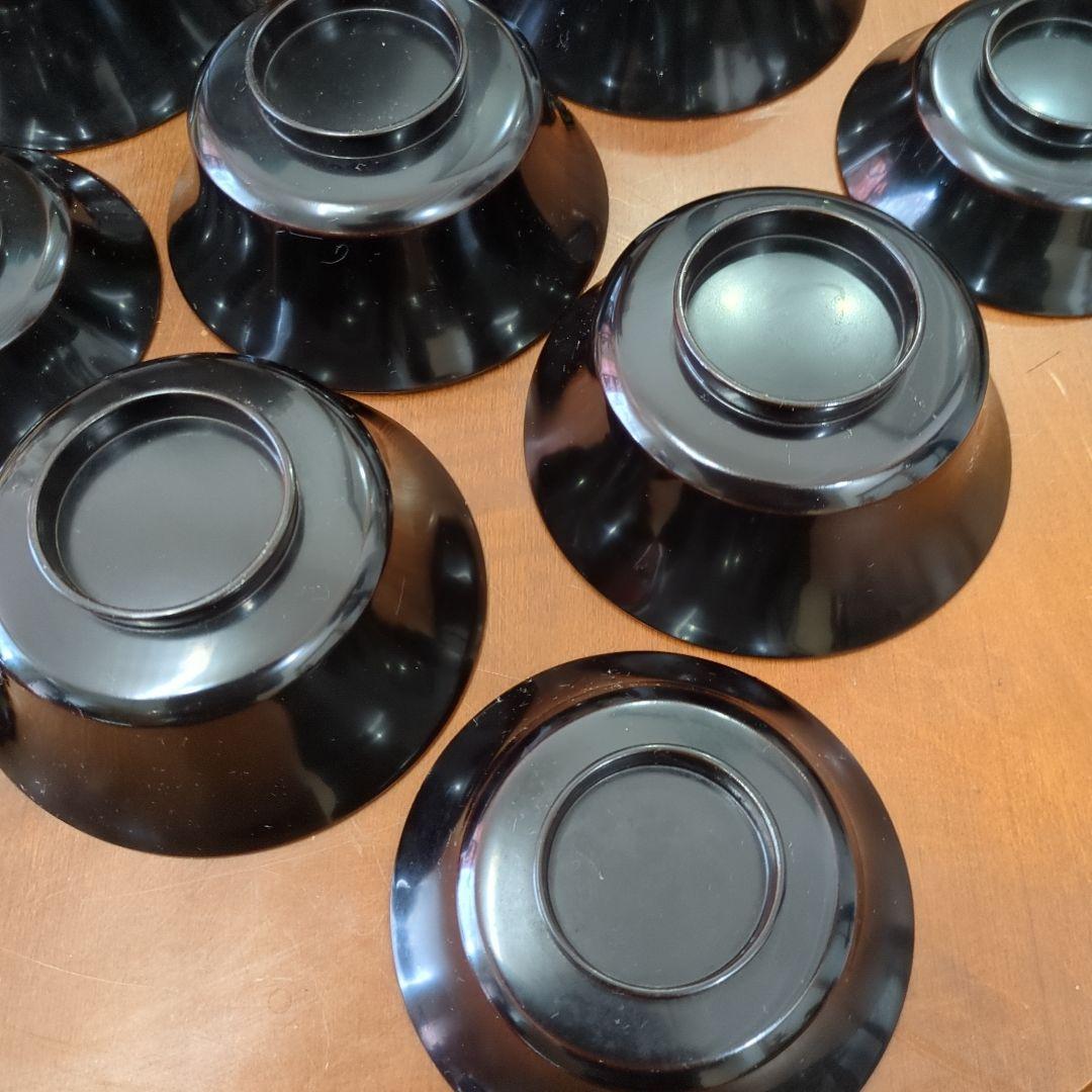 骨董　お椀　蒔絵　蓋付き　煮物　吸物　木製　漆器　木箱入　5つ