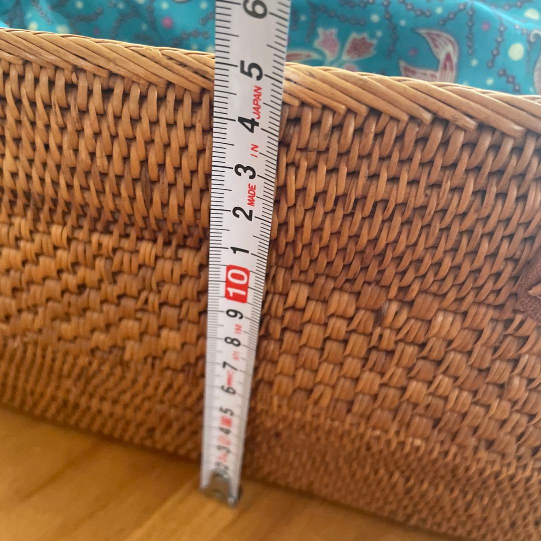 アタバック青花柄内布の巾着型