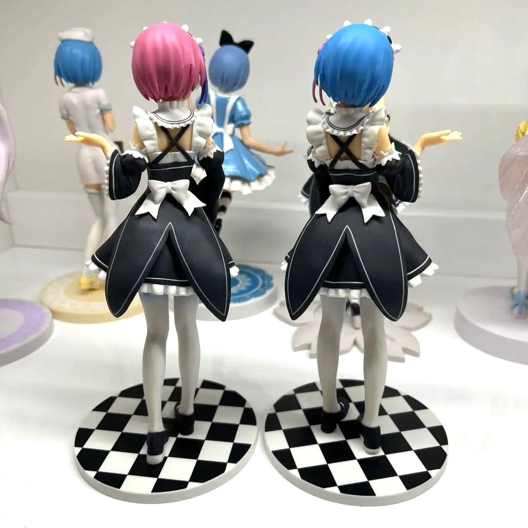 Re:ゼロ　フィギュア　7体セット　レム　ラム　エミリア　メイド　ナース　アリス