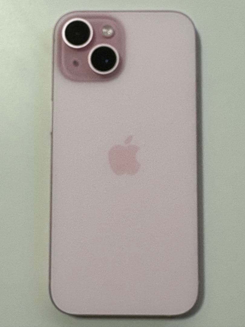 Apple iPhone 15 128GB ピンク 本体 傷汚れなし 美品