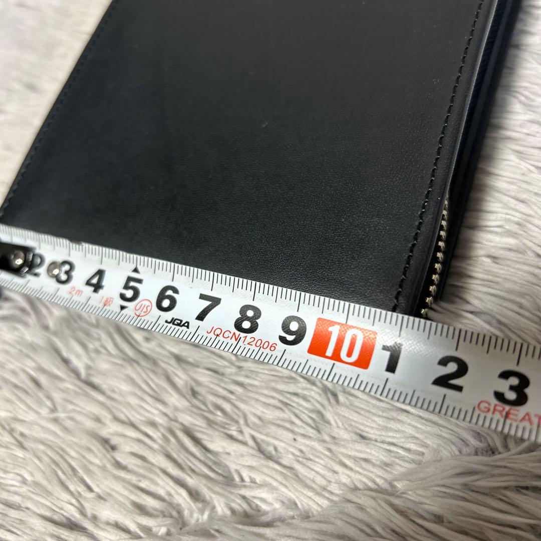 ソメスサドル　SOMES SADDLE ラウンドファスナーマルチケース　本革　黒