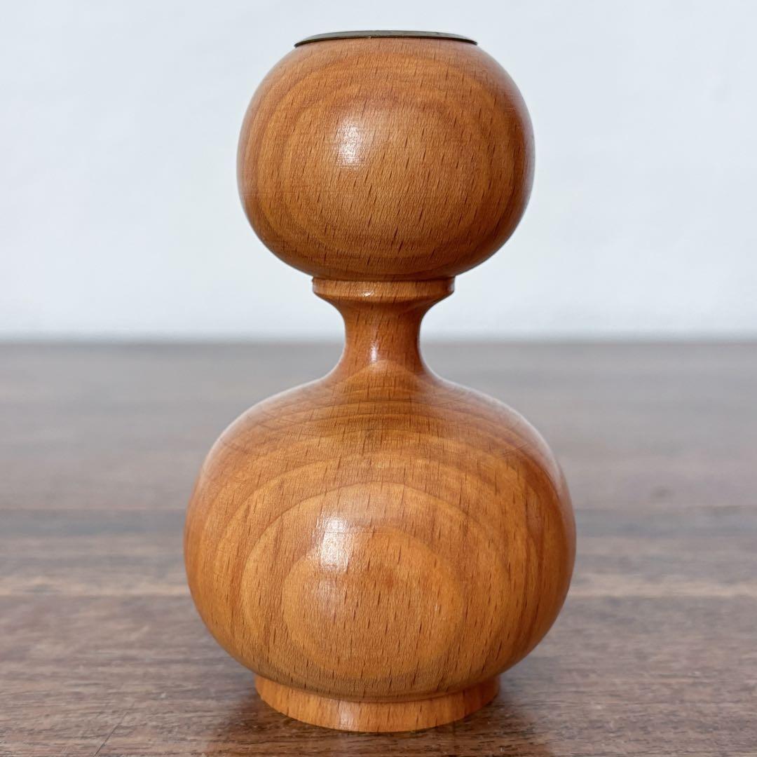 けれたろさまおまとめ同梱【東ドイツ 木製のキャンドルスタンド2つ】ヴィンテージ