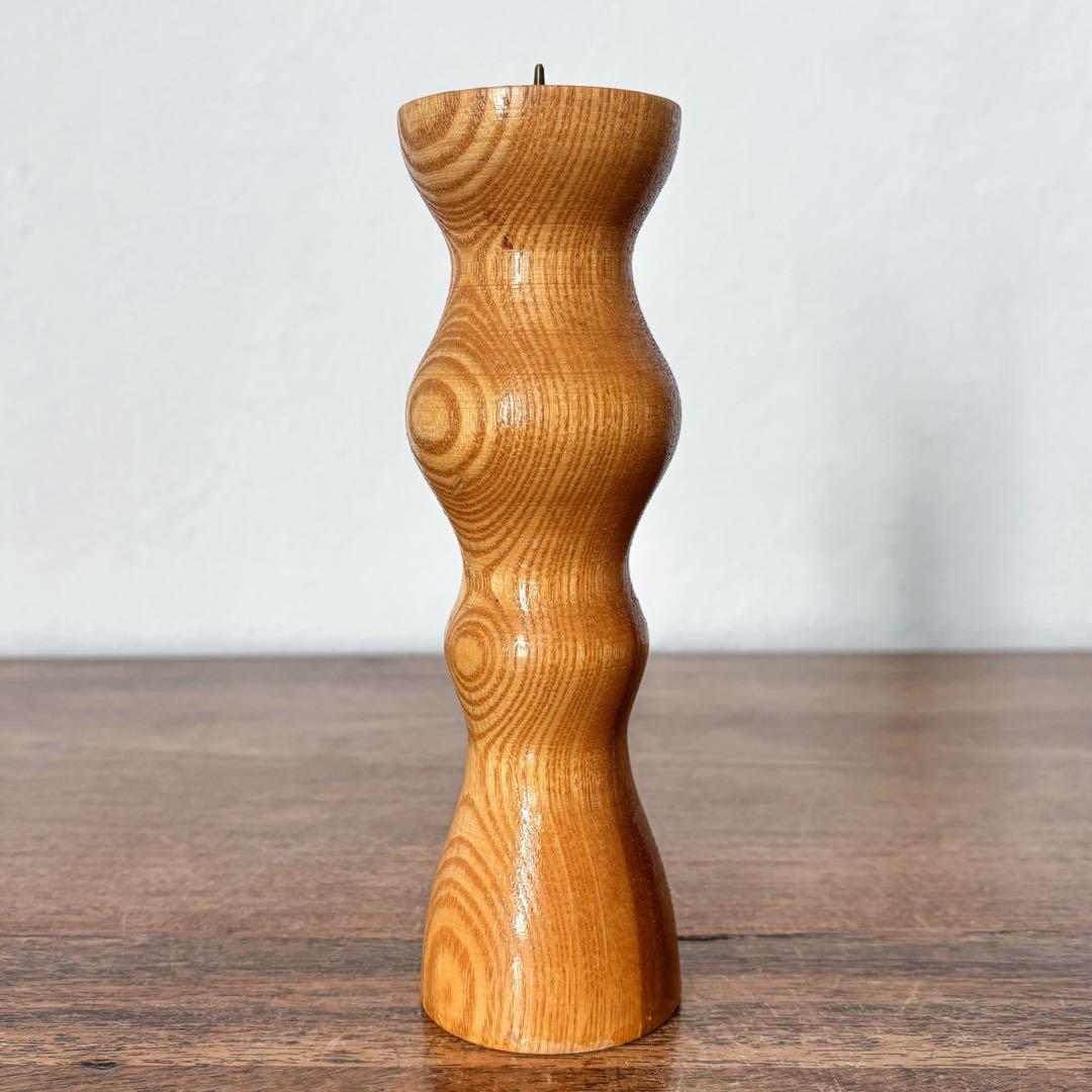 けれたろさまおまとめ同梱【東ドイツ 木製のキャンドルスタンド2つ】ヴィンテージ