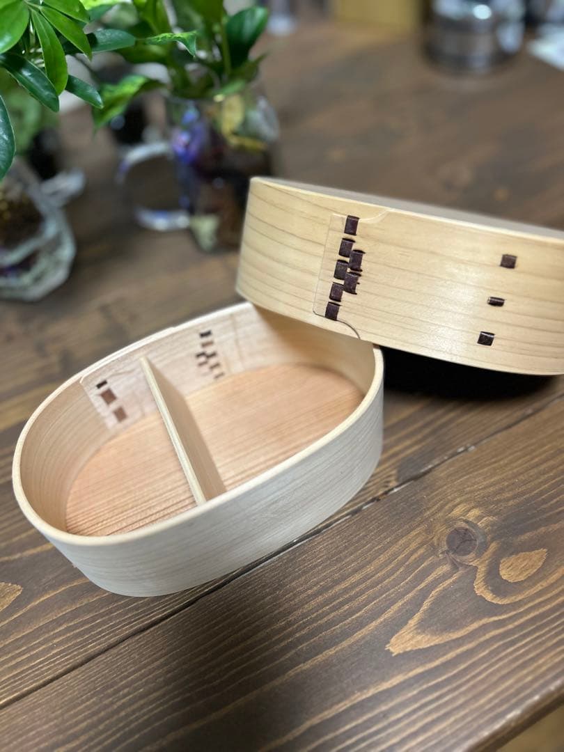 曲げわっぱ弁当箱　小判型 770ml