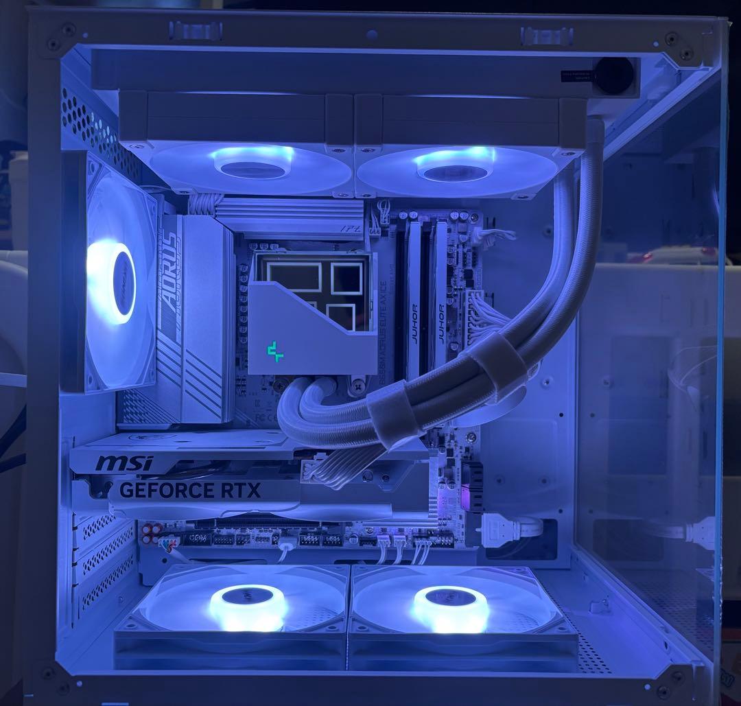 Ryzen7-9700X、RTX5060搭載、自作デスクトップPC