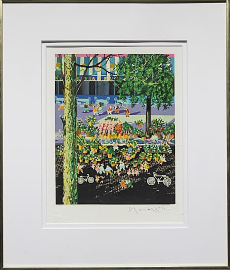 ヒロヤマガタ【フォーシーズン 春】 1987年 シルクスクリーン