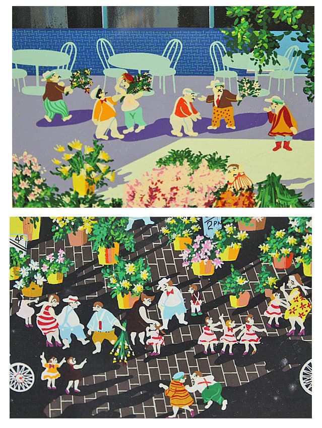 ヒロヤマガタ【フォーシーズン 春】 1987年 シルクスクリーン