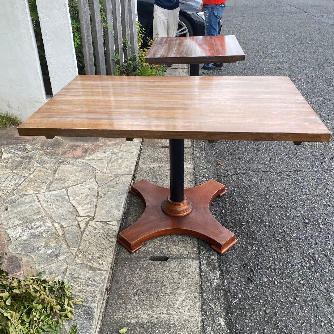 木製クロス型テーブル 約120cm✖️70㎝