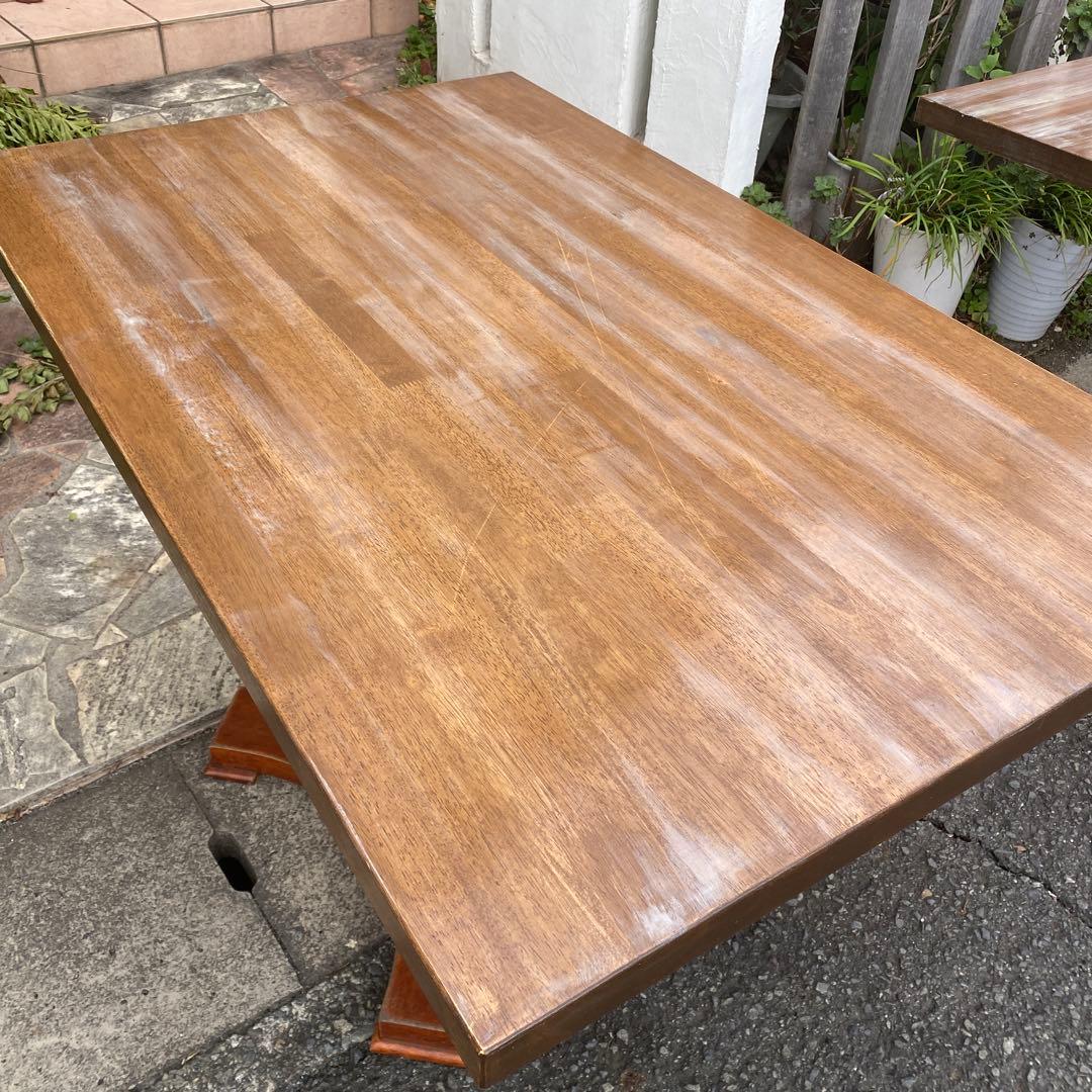 木製クロス型テーブル 約120cm✖️70㎝