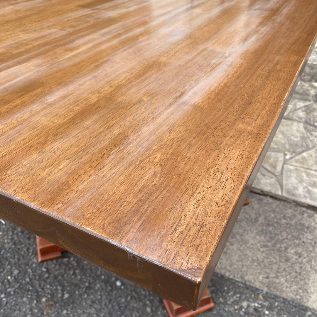 木製クロス型テーブル 約120cm✖️70㎝