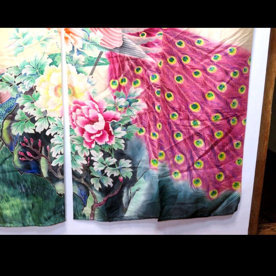 花嫁のれん 花嫁暖簾 加賀のれん　絹