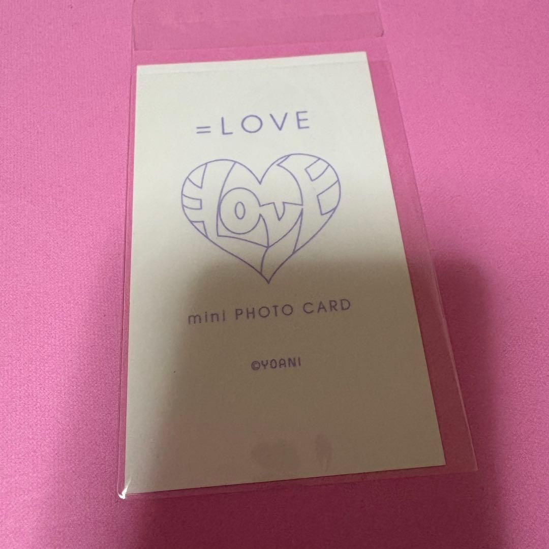 =LOVE イコラブ 佐々木舞香 Vol.2 ミニフォトカード レア