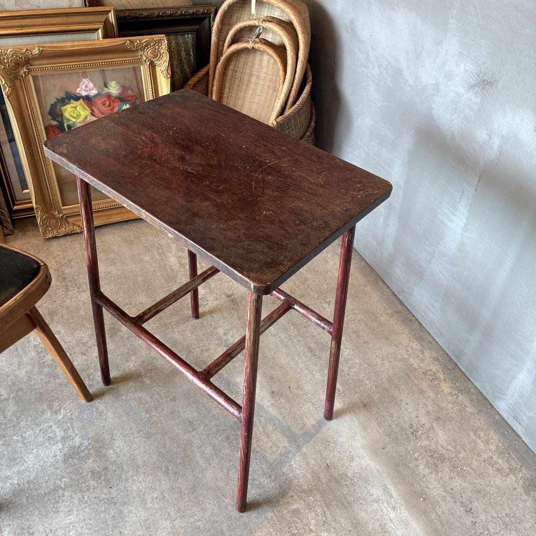 鉄脚サイドテーブル アンティーク家具