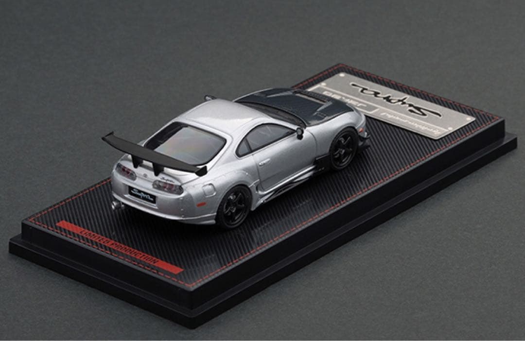 イグニッションモデル　1/64 マツダ　スープラ　JZA80 シルバー