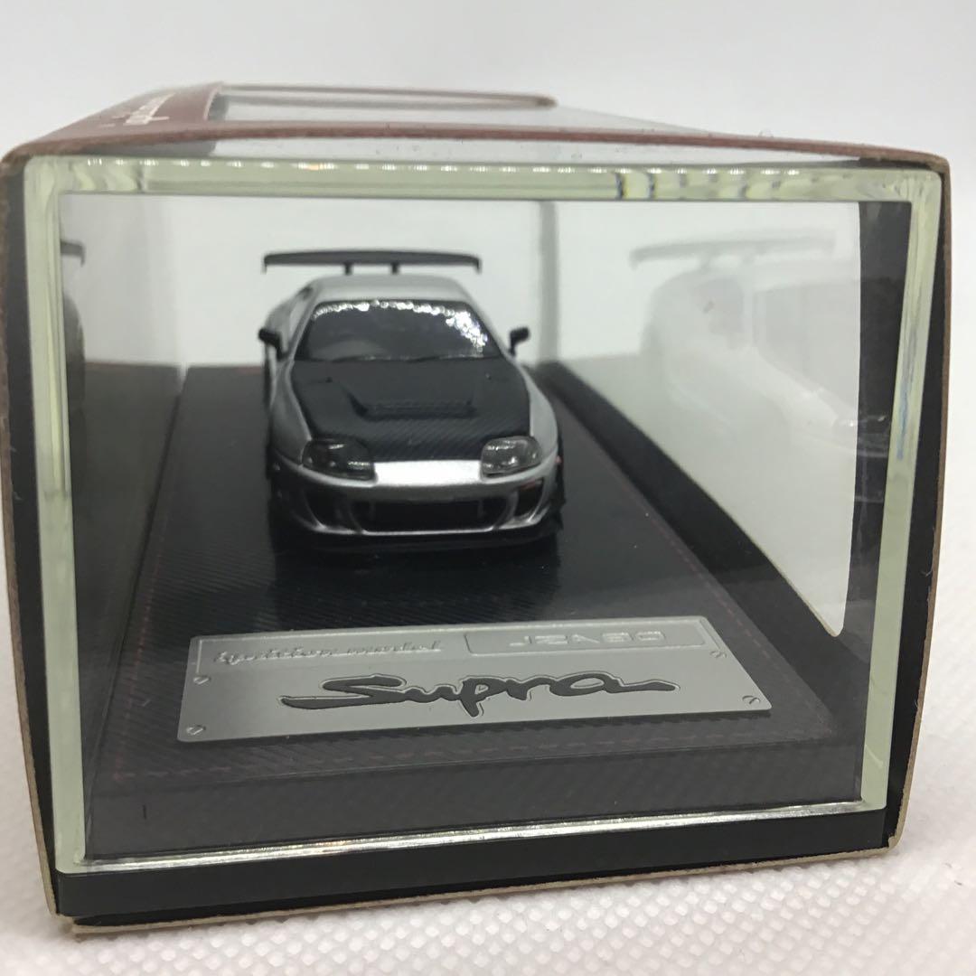 イグニッションモデル　1/64 マツダ　スープラ　JZA80 シルバー
