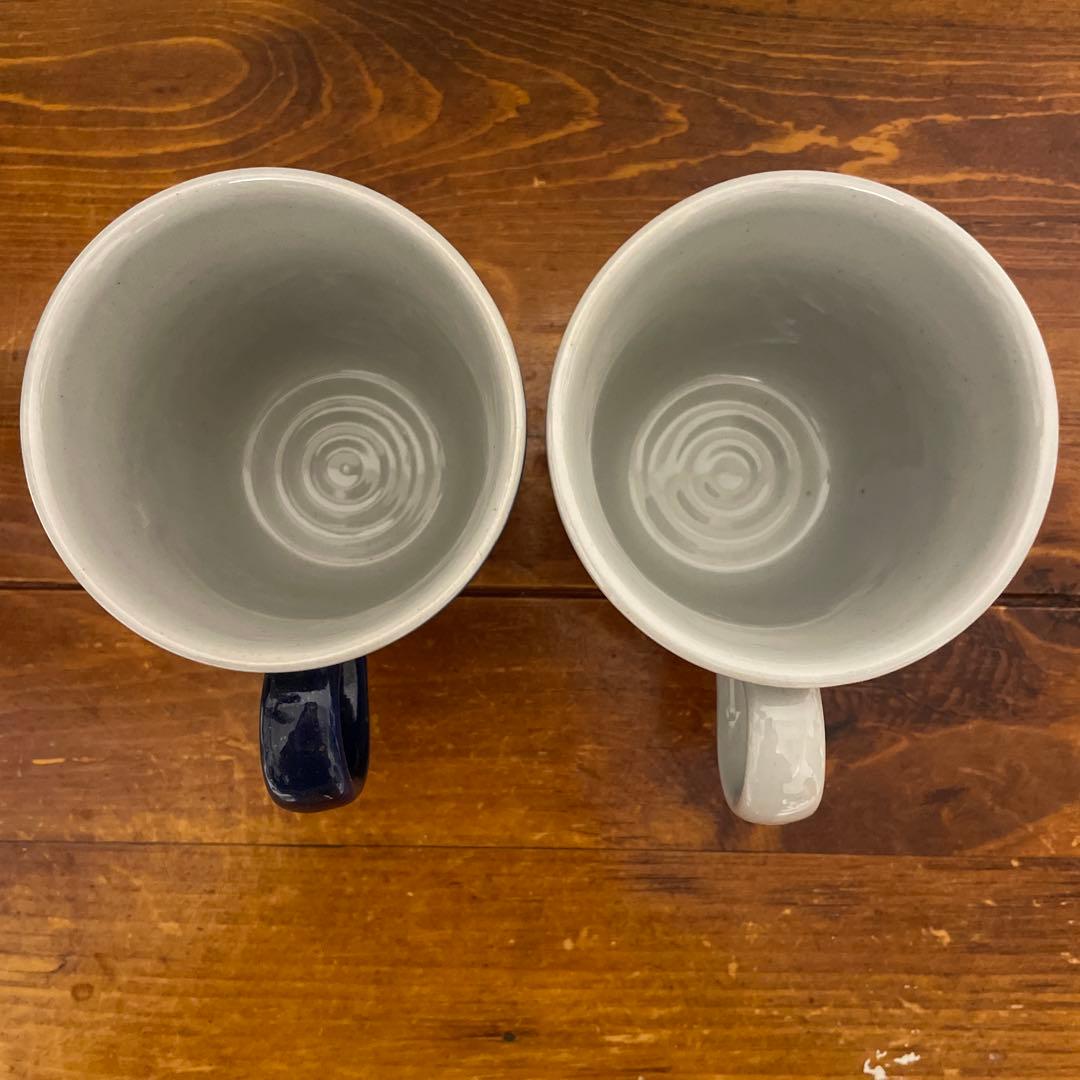 【限定1セット・新品】萬古焼 藍窯 カメリア モーニングプレート・ステップマグ