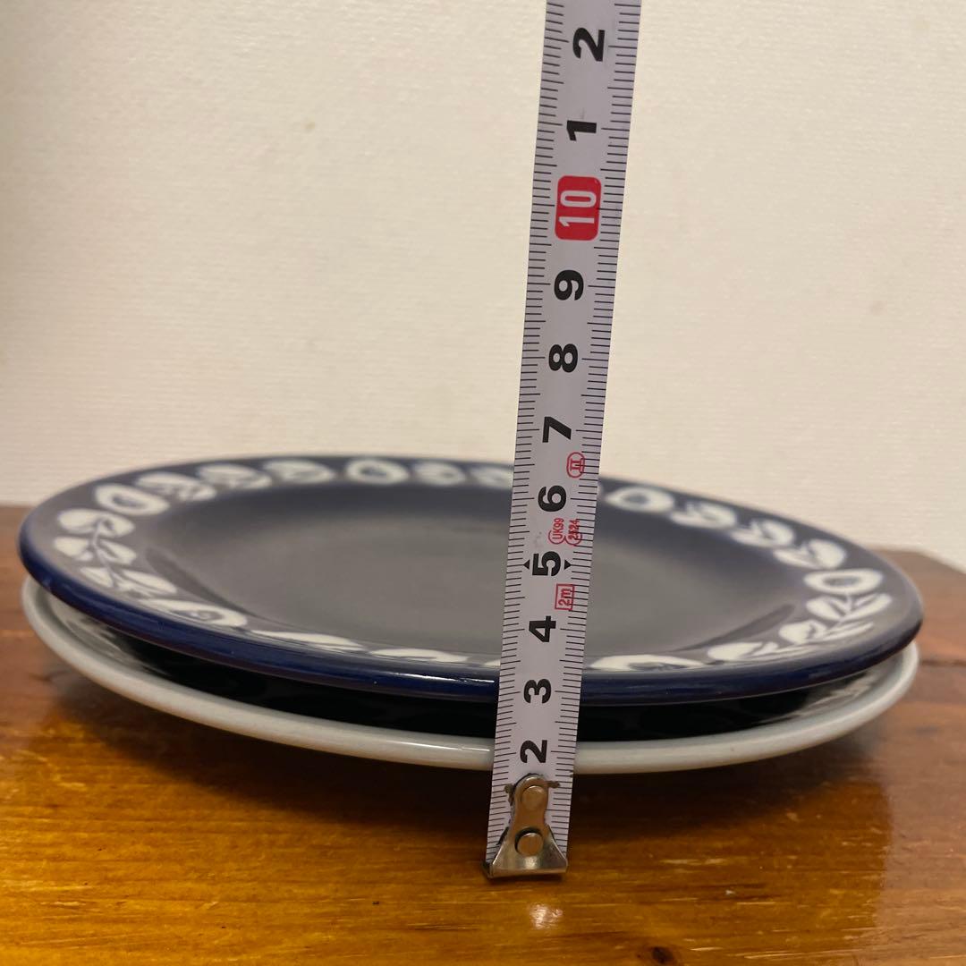 【限定1セット・新品】萬古焼 藍窯 カメリア モーニングプレート・ステップマグ