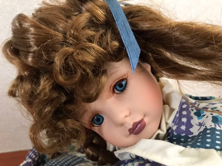 Reinart Faelens 人形　ブルー　ドイツ　ビスクドール