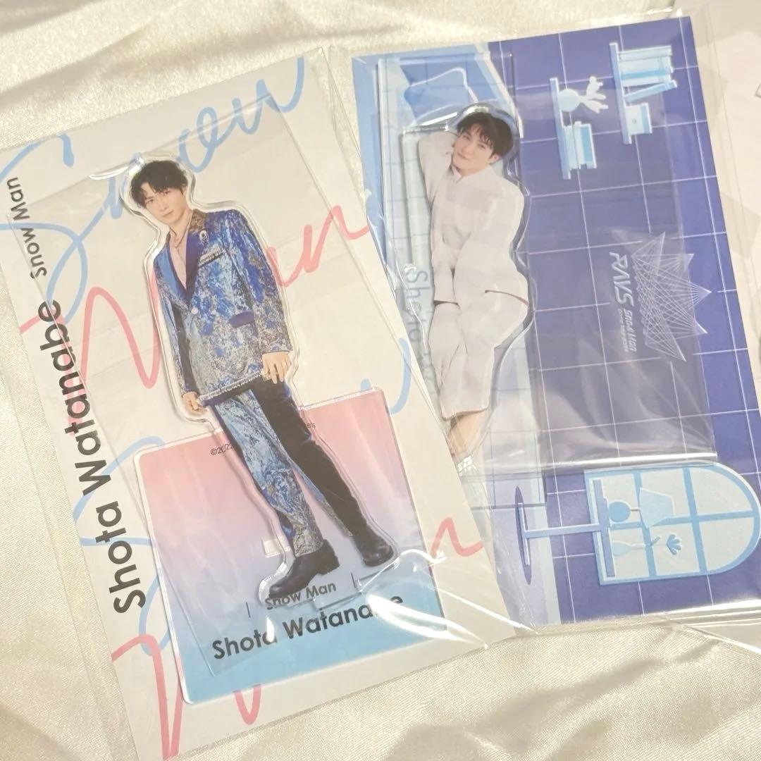 Man 渡辺翔太 アクリルスタンド セット アクキー 特典シール