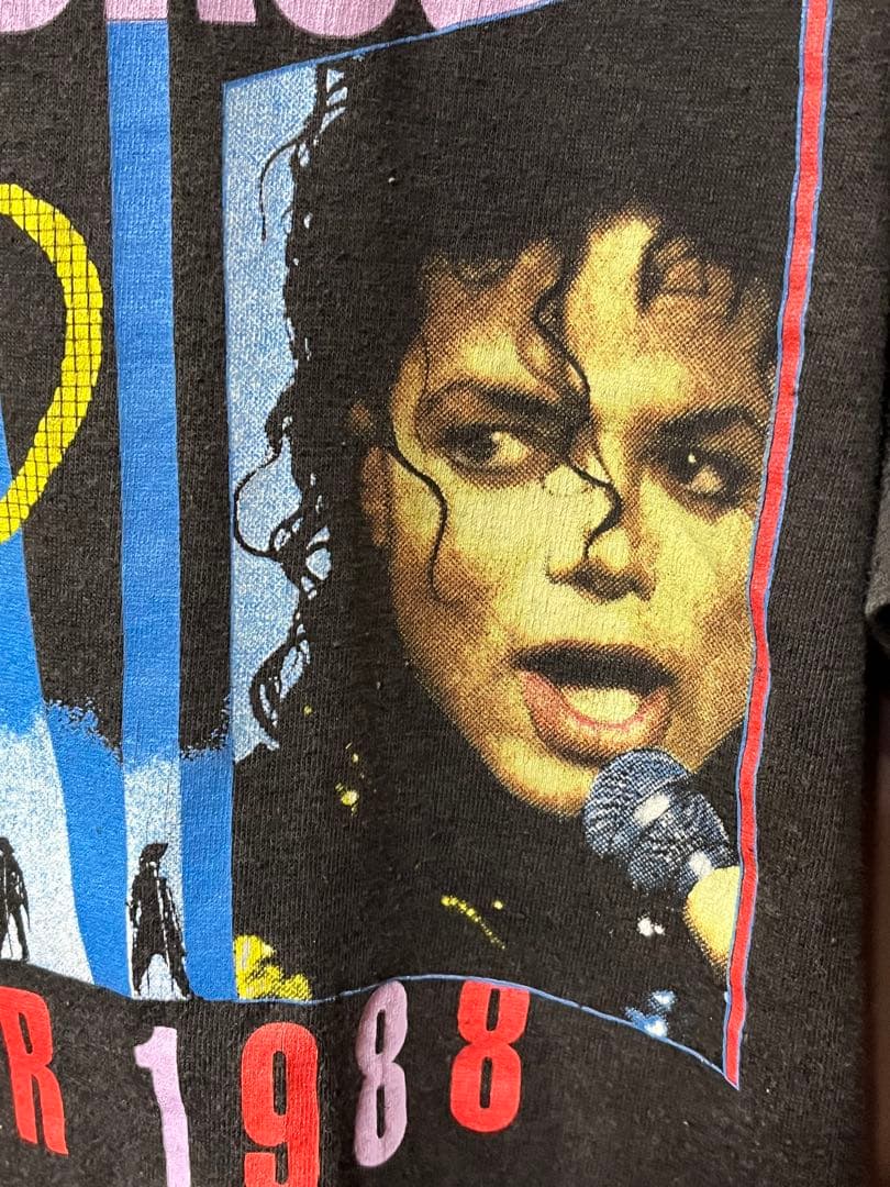 マイケル・ジャクソン BAD 1988ツアーTシャツ USA製 バンドT