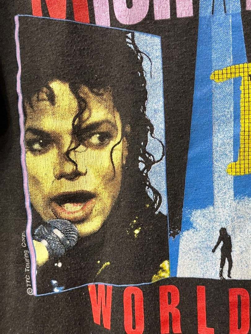 マイケル・ジャクソン BAD 1988ツアーTシャツ USA製 バンドT